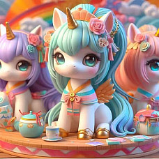 Алмазная мозаика Лошадка (30*30)..