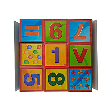 Set cuburi (9buc) (Cutie deteriorat..