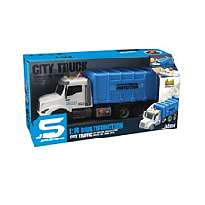 Camion de salubritate albastru cu f..