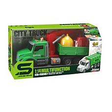 Camion cu remorca, macara si tomber..