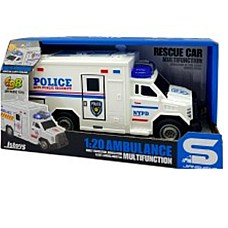 Camion Ambulanta-Politie cu frictiu..