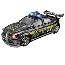 Masina de politie neagra cu sunete ..