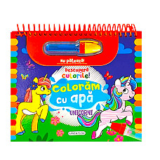 Coloram cu apa - Unicorni..