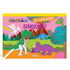 Coloram cu sabloane - Dinozauri..