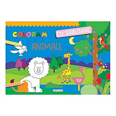 Coloram cu sabloane - Animale..