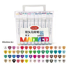 Набор цветных фломастеров  (60шт)..