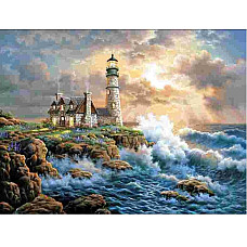 Бриллиантовая мозаика Маяк (50*65)..