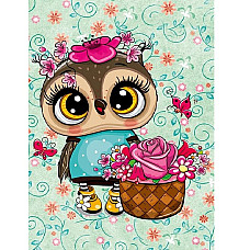 Набор для рисования по номерам Сова..