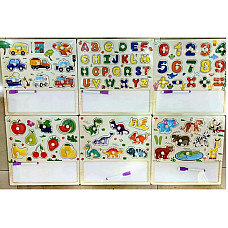 Деревянная доска с сортером..