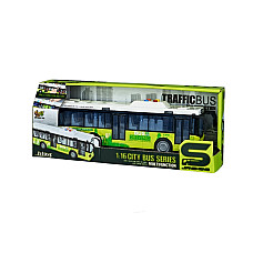 Autobuz verde cu frictiune, sunete ..