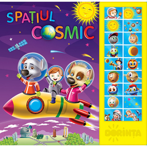 Carte cu sunete - Spatiu cosmic