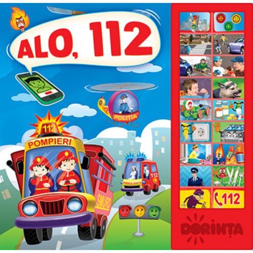 Carte cu sunete - Alo 112