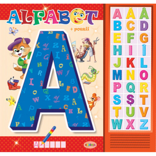 Carte cu sunete - Alfabetul + poezii