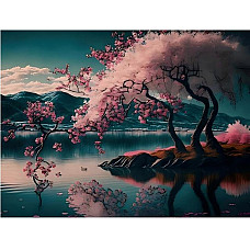 Алмазная мозаика Сакура (40*50)..