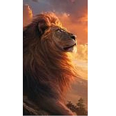 Алмазная мозаика Лев (30*40)..