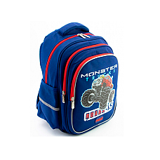 Ghiozdan ortopedic 15'' Albastru (3..