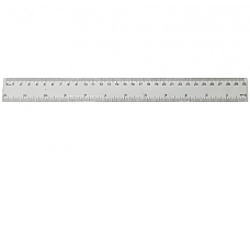 Rigla plastic 30cm transparent (ML1..