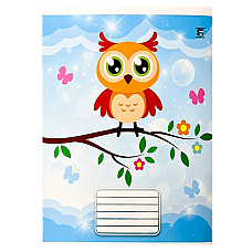 Caiet 12foi linie oblica rara..