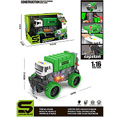 Мусоровоз со звуком и светом (инстр..