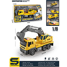 Экскаватор со звуком и светом (инст..