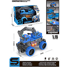 Экскаватор со звуком и светом (инст..