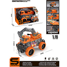 Экскаватор со звуком и светом (инст..