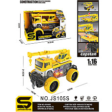 Машина-кран со звуком и светом (инс..