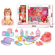 Кукла с аксессуарами и звуком (инст..