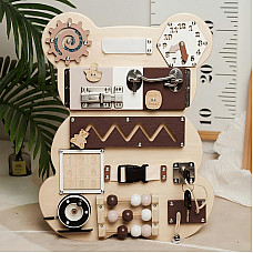 Деревянная доска Busy board..