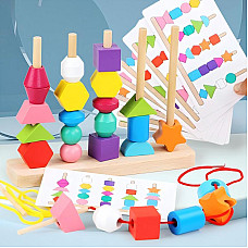 Логическая игра из дерева..