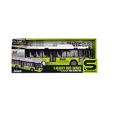 Зелёный автобус с эффектом трения, ..