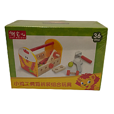 Деревянный пазл с набором инструмен..