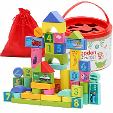 Constructor din lemn (50pcs)