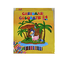 Creioane color 24 cul (plastic)ML6-..