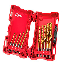Set burghii MILWAUKEE HSS-G TiN Red..