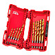 Set burghii MILWAUKEE HSS-G TiN Red..