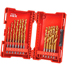 Set burghii MILWAUKEE HSS-G TiN Red..