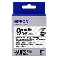 Tape Cartridge EPSON LK3TBW; 9mm/9m..