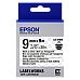 Tape Cartridge EPSON LK3TBW; 9mm/9m Strong Adhesive, Black/Clear, C53S653006