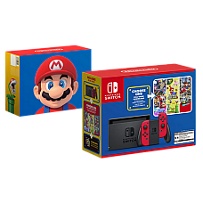 Nintendo Switch Red Mario Day Bundl..