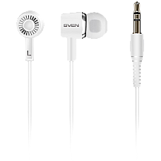 Earphones SVEN E-110, White,  3pin ..