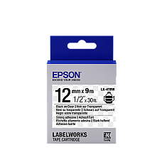 Tape Cartridge EPSON LK4TBW: 12mm/9..