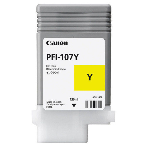 Cartuș de cerneală Canon PFI-107Y, galben