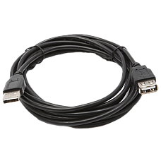 Cable USB, USB AM/AF, 1.8 m, USB2.0..