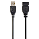 Cable USB, USB AM/AF, 1.8 m, USB2.0..