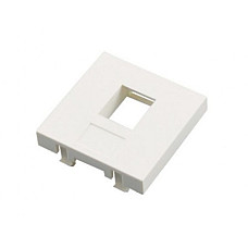 Face plate 1 port, Frech type,45x45..