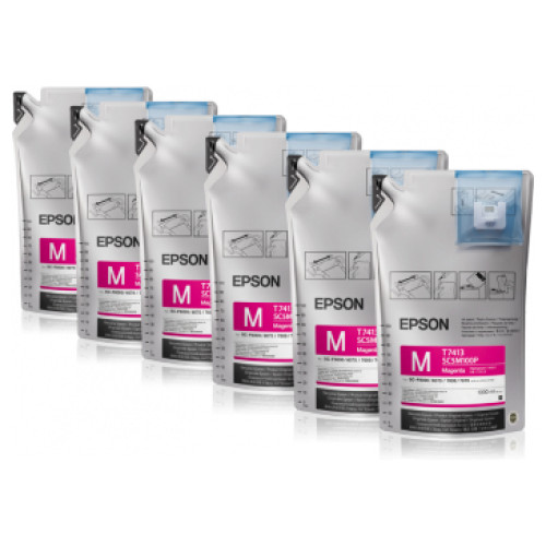 SALE__Ink Cartridge Epson UltraChrome DS Magenta T741300 (1Lx6packs)