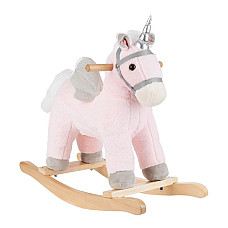 Rocking toy with sound Pink Horse..