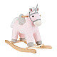 Rocking toy with sound Pink Horse..