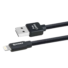Lightning Cable Xpower, Nylon, Blac..
